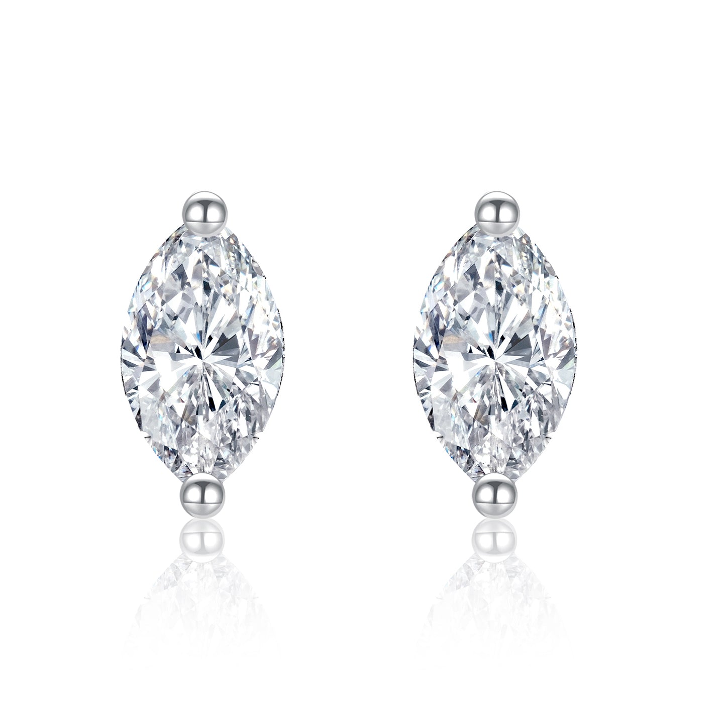 Boucles d'oreilles pendantes en or et émeraude