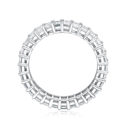 Bague de fiançailles solitaire classique à six griffes